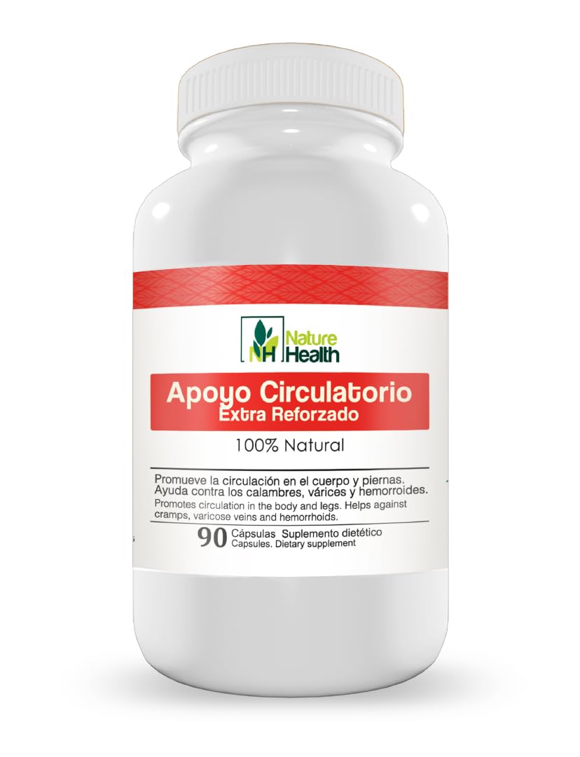 Nature Health Apoyo Circulatorio para Cuerpo y Piernas Capsule 90 Count