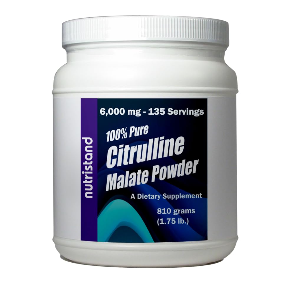 NutriStand Citrulline Malate Powder 6000mg per Serving, 135 Servings, 810 g