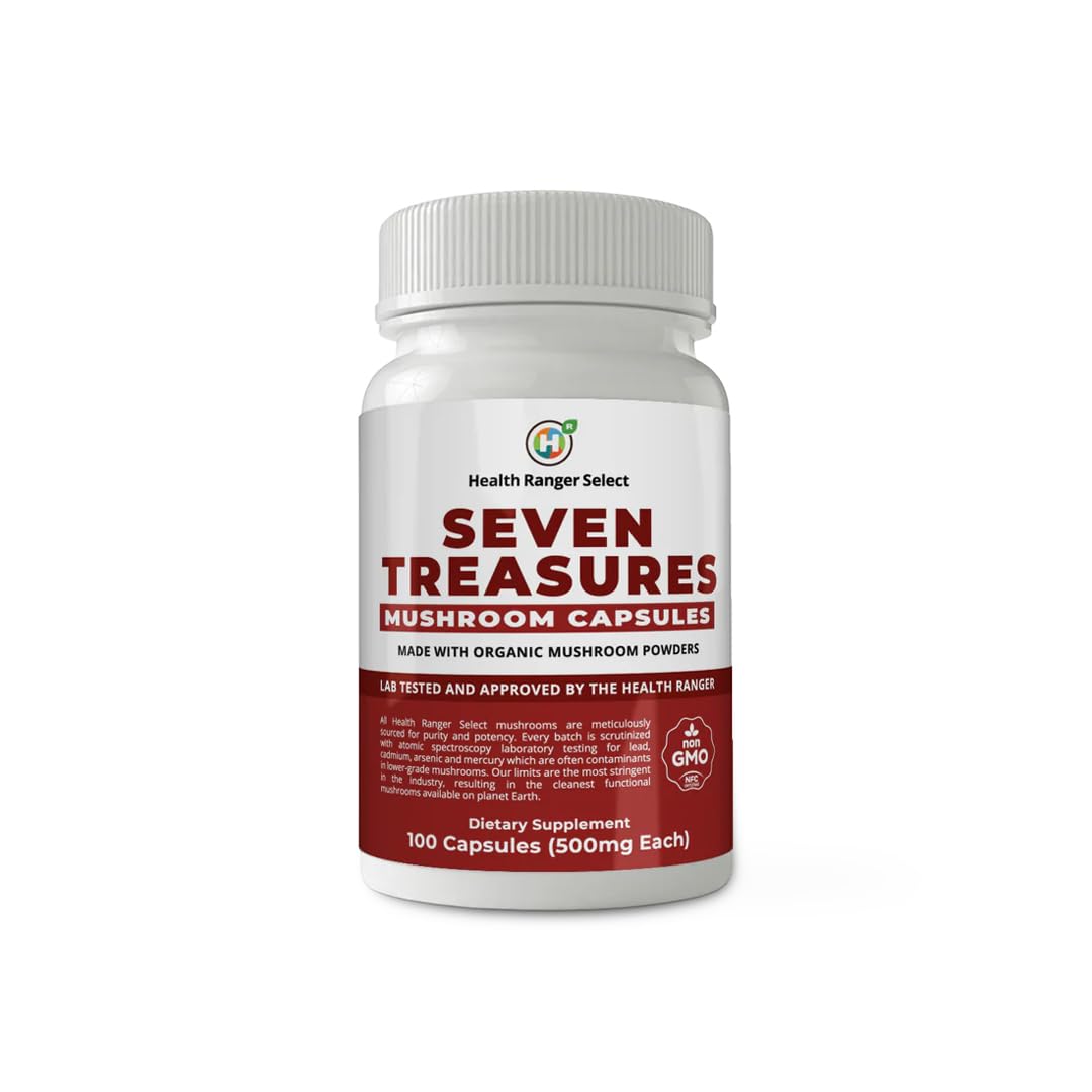 GROOVY BEE Seven Treasures Mushroom Capsules 100