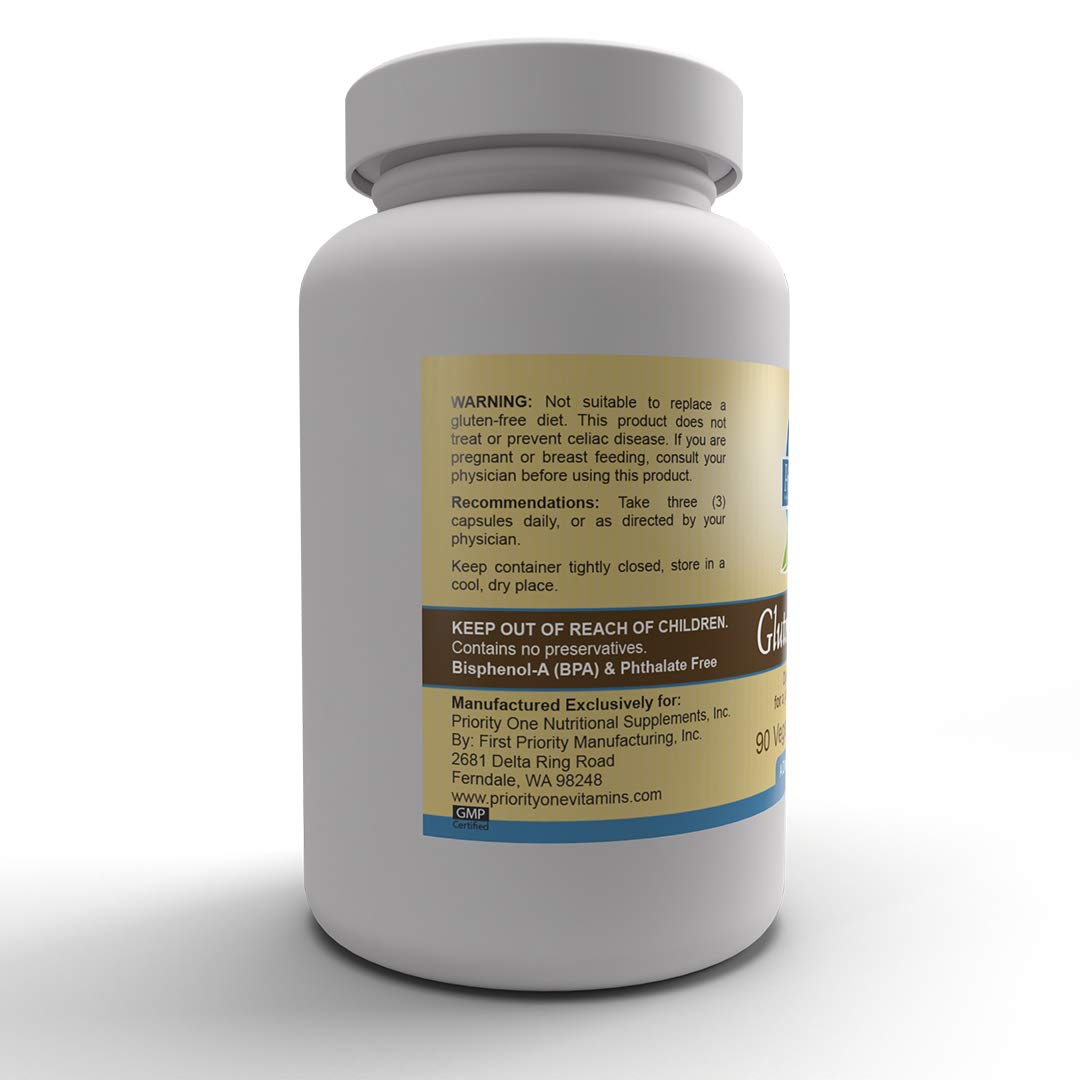 Priority One Gluten Resolve 90 Capsules