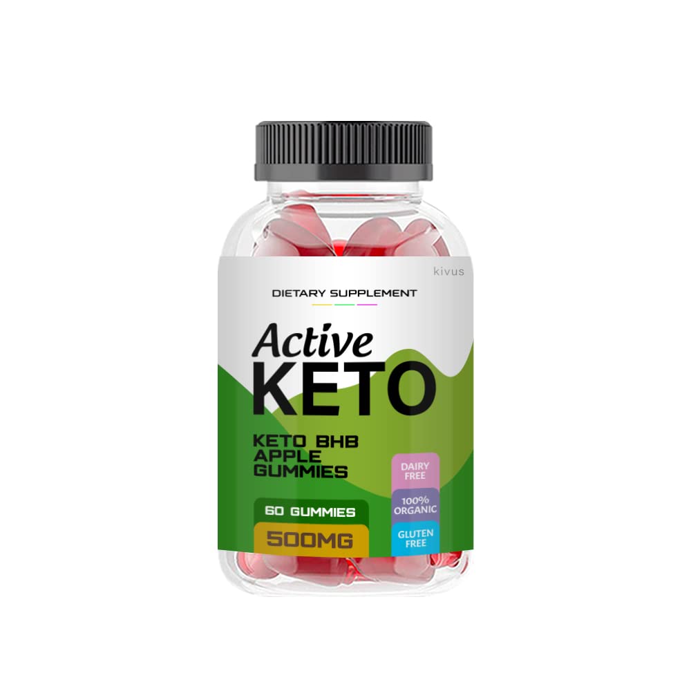 Kivus Active Keto ACV Gummies, 60 Count