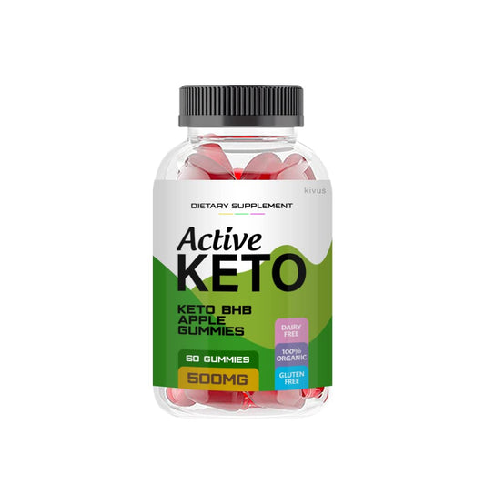 Kivus Active Keto ACV Gummies, 60 Count