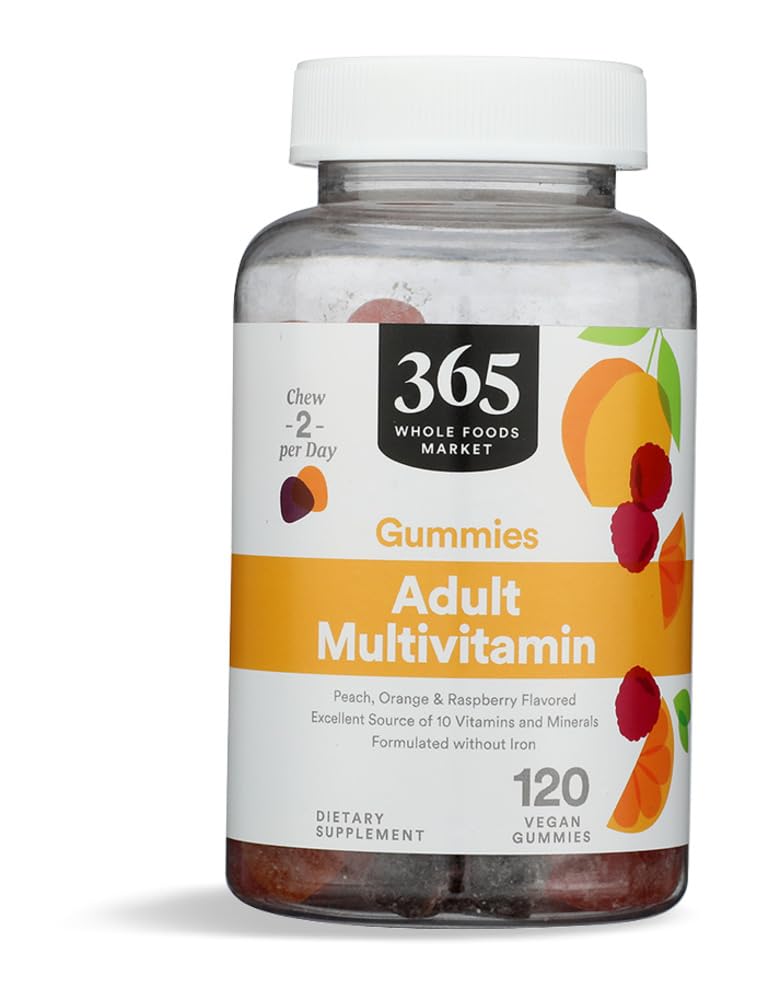 365 by Whole Foods Market Adult Multivitamin Gummy 120 Count