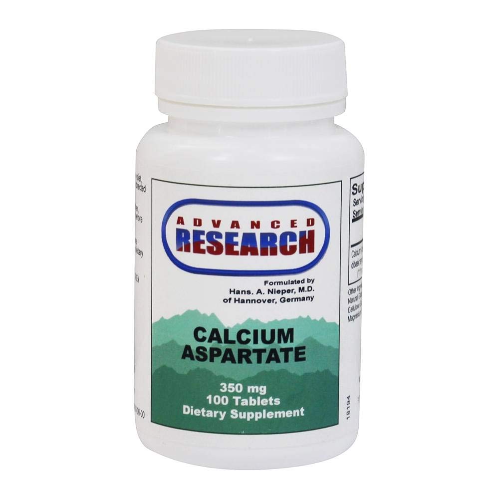NCI Advanced Research Calcium Aspartate Tablets, 100 Count