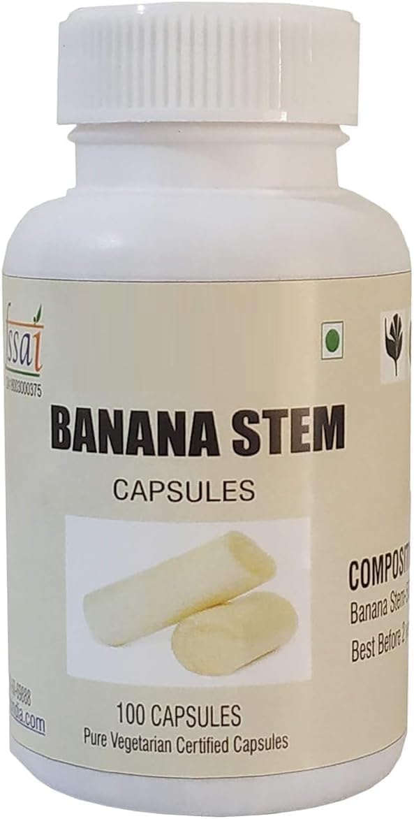 Generic Banana Stem Capsule 500mg, 100 Capsules