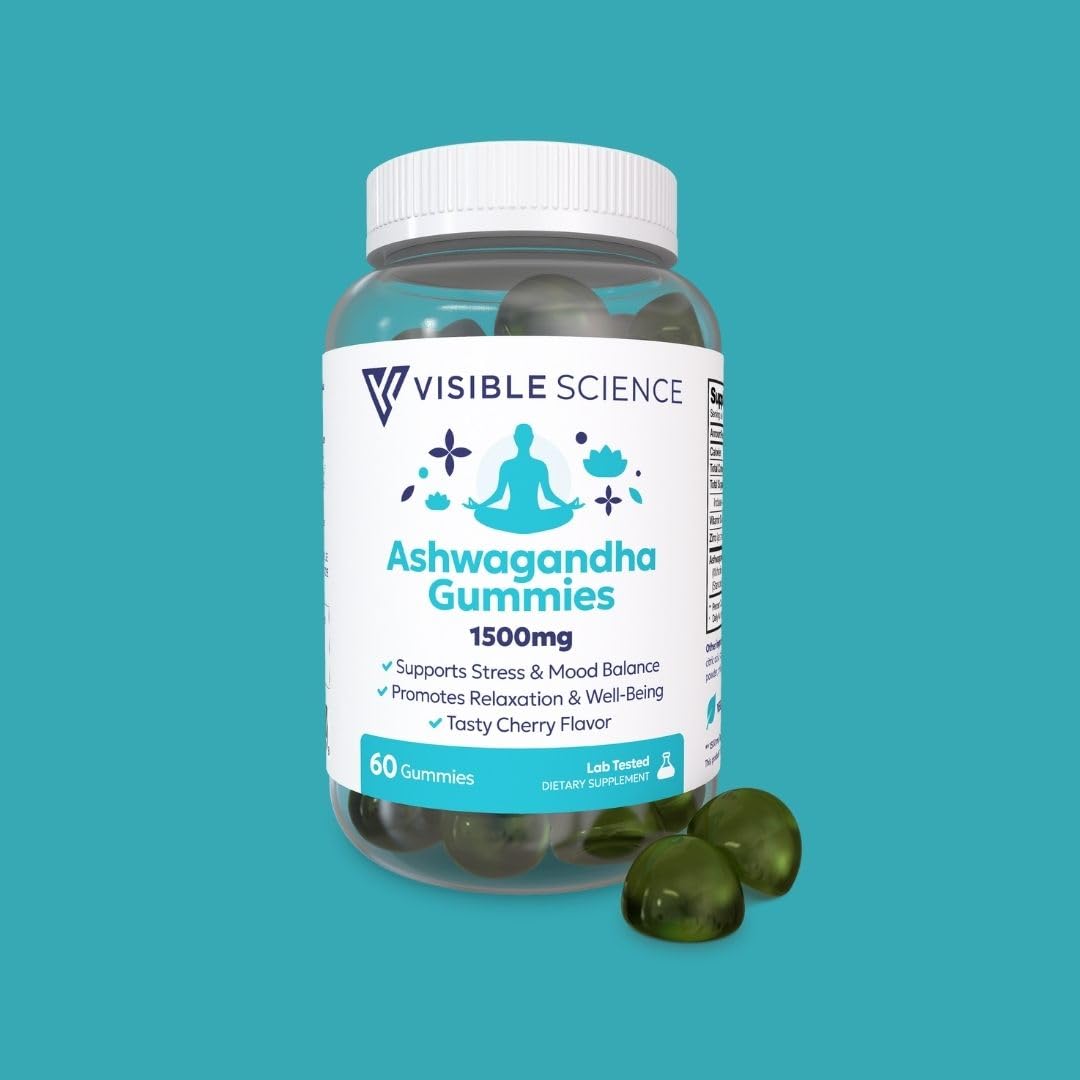 Visible Science Ashwagandha Gummies 60 Count