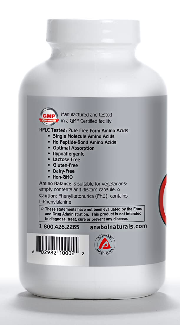 Anabol Naturals Amino Balance Capsule 120 Count