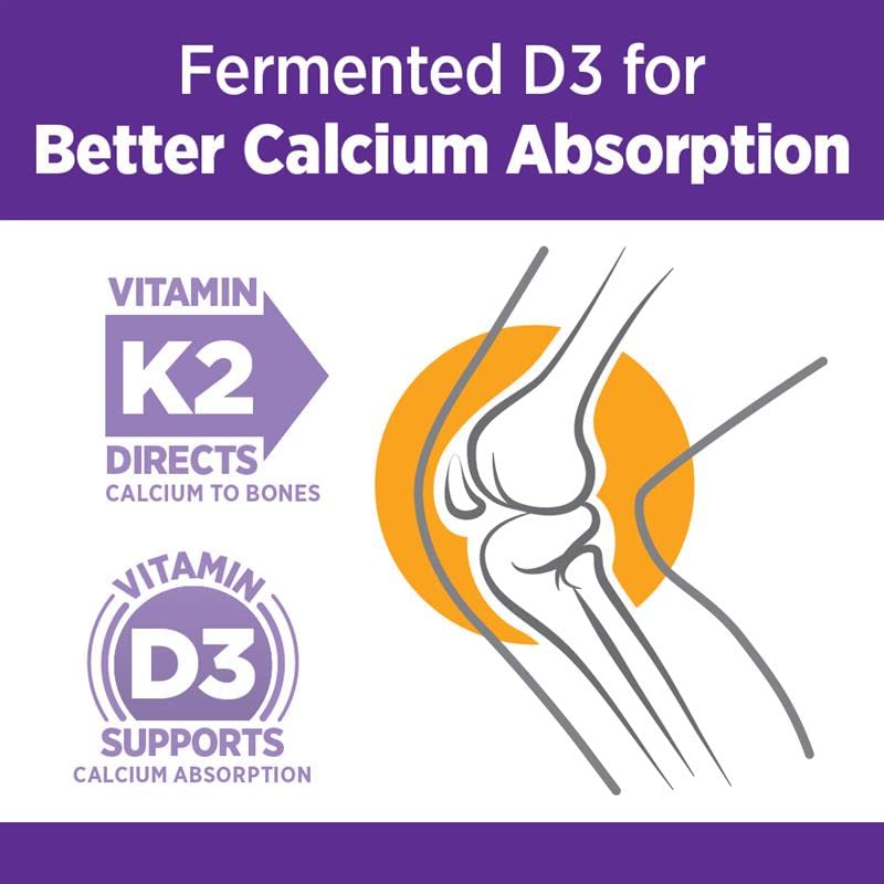 New Chapter Calcium Supplement - Bone Strength Whole Food Calcium with Vitamin K2 + D3 + Magnesium Tablet 90 Count