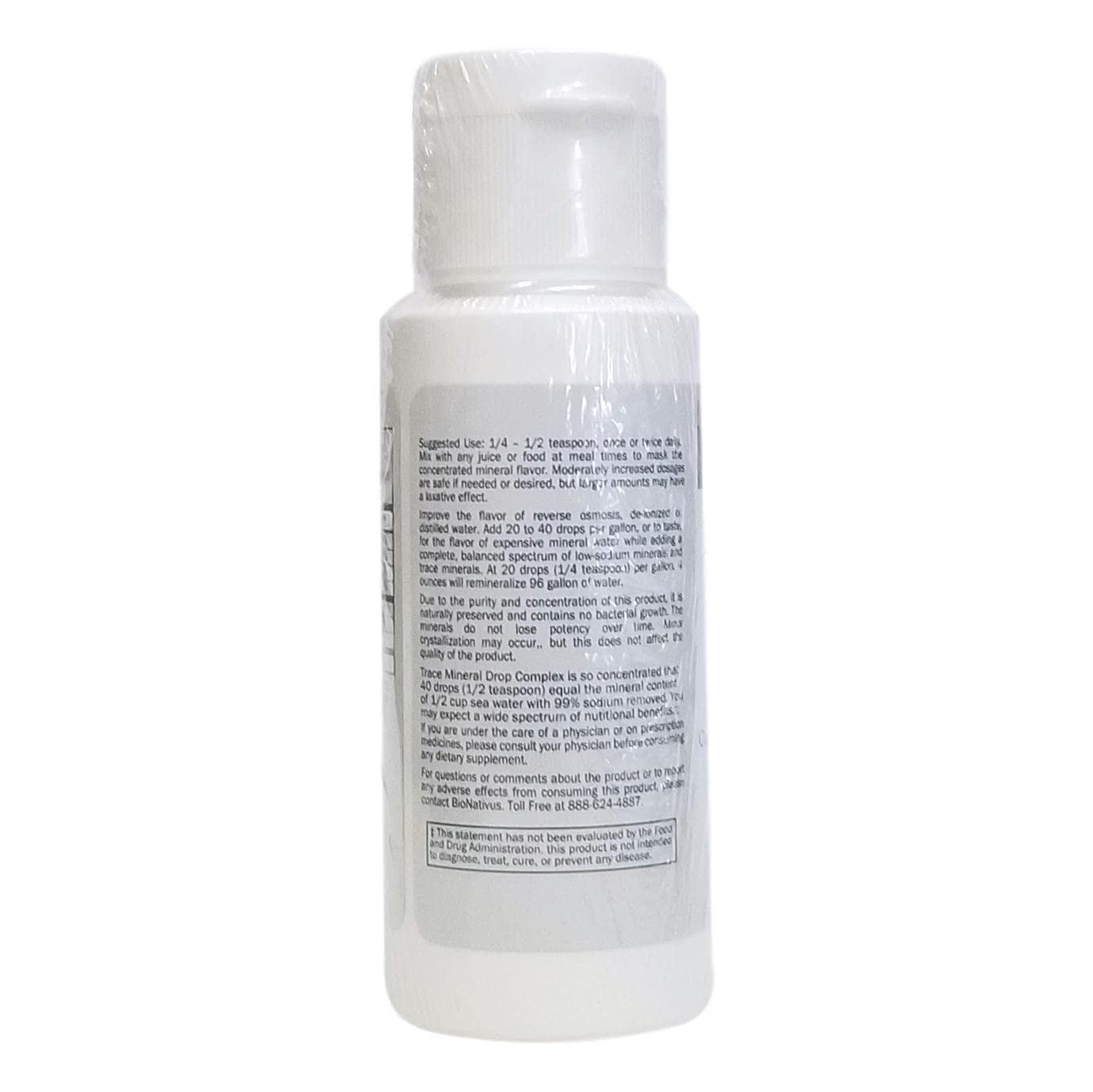 Holistic Health International, LLC BIO-NATIVUS Concentrated Trace Mineral Drop Complex, 2 Fl Oz
