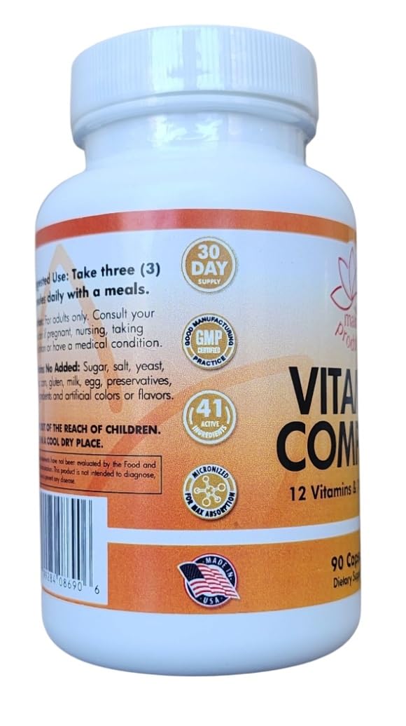 Main Products Vitamin Complex Multivitamins and Multiminerals 90 Capsules