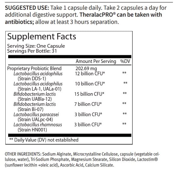 USAEnzymes THERALACPRO Capsules 31