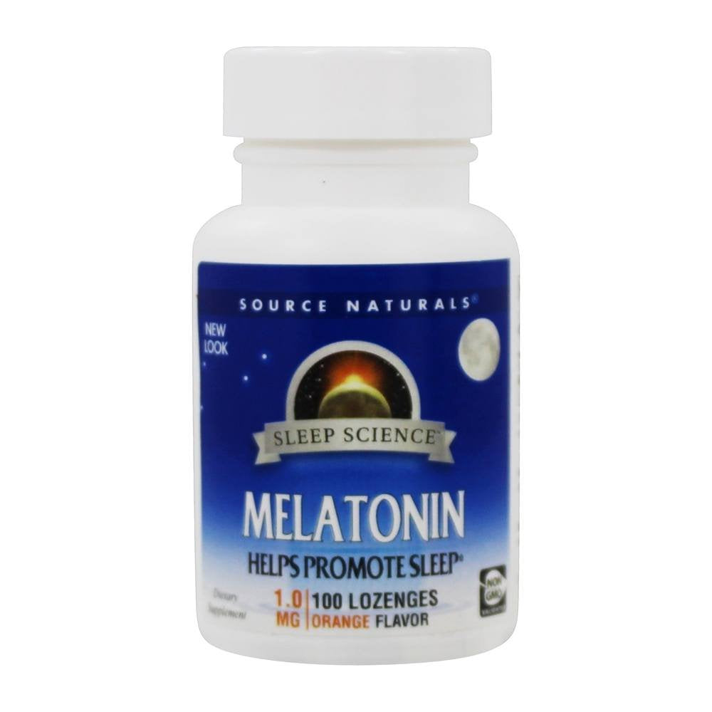 Source Naturals Melatonin 1 mg Lozenges, 100 Count