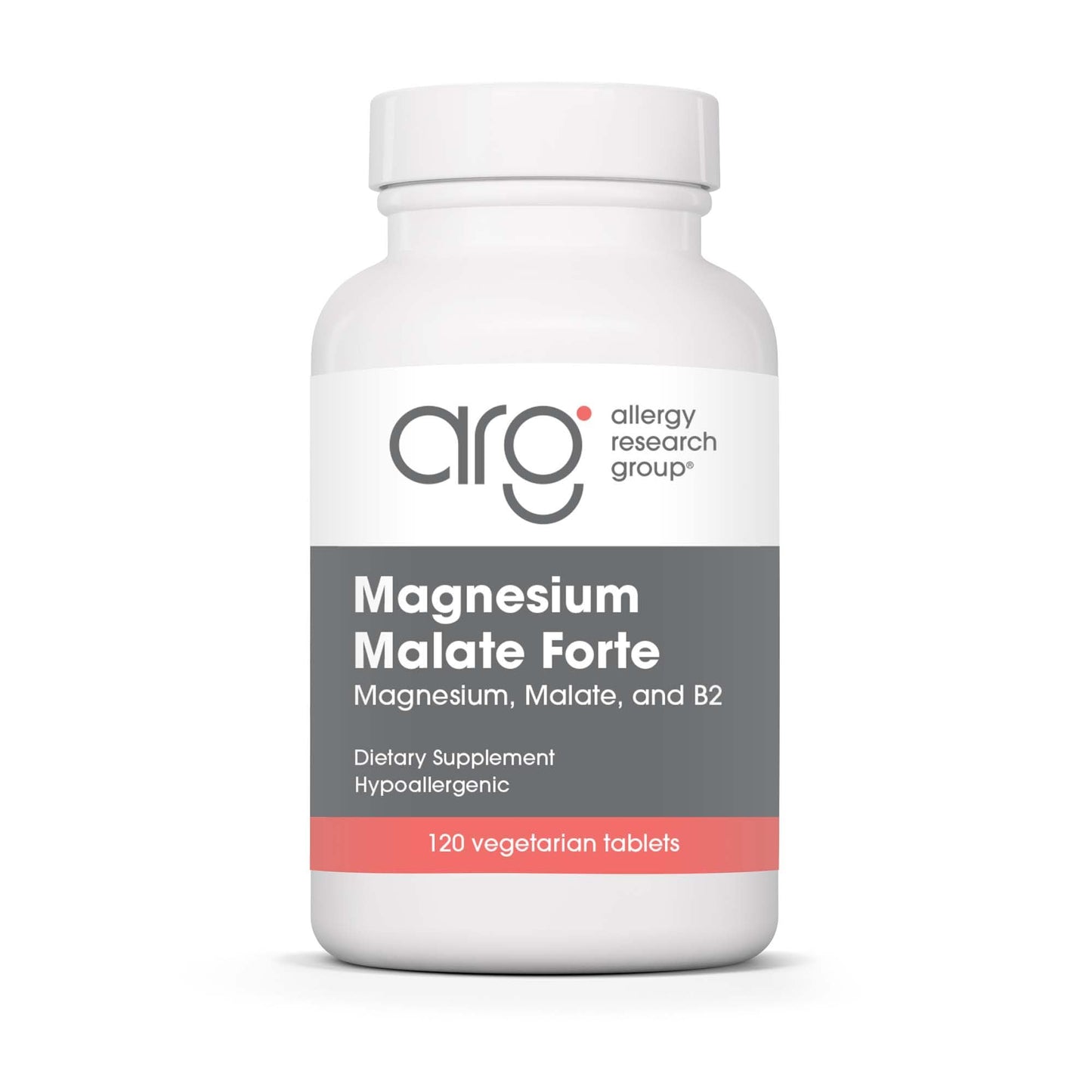 Allergy Research Group Magnesium Malate Forte with Malic Acid Tablets, 120 Tablets