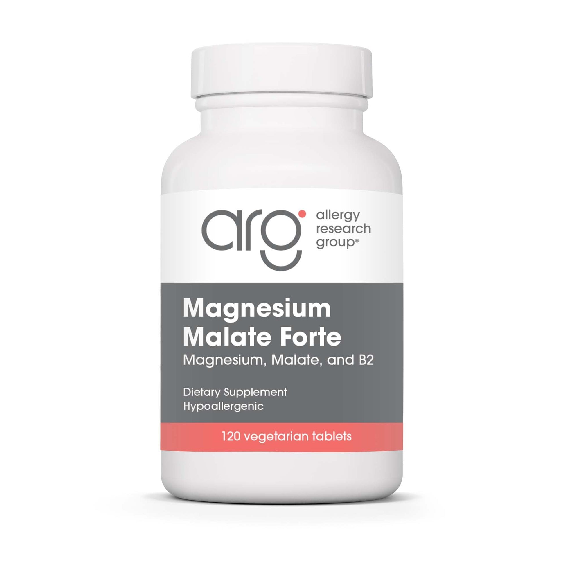 Allergy Research Group Magnesium Malate Forte with Malic Acid Tablets, 120 Tablets