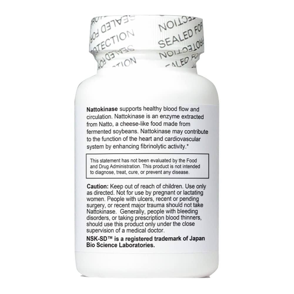 NutriStand Nattokinase 2,000 Units Capsules, 60 Count