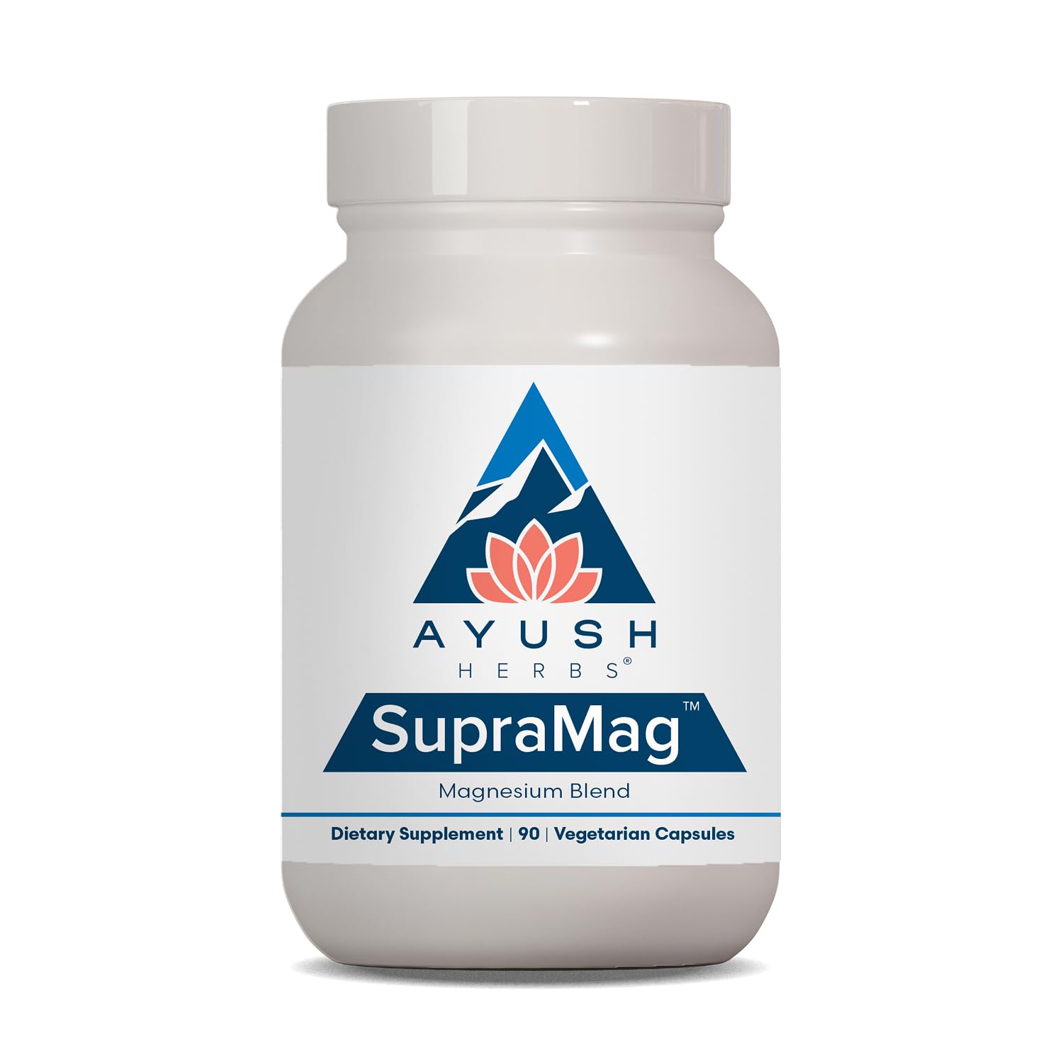 Ayush Herbs SupraMag Magnesium Blend Citrate Capsule, 90 Capsules