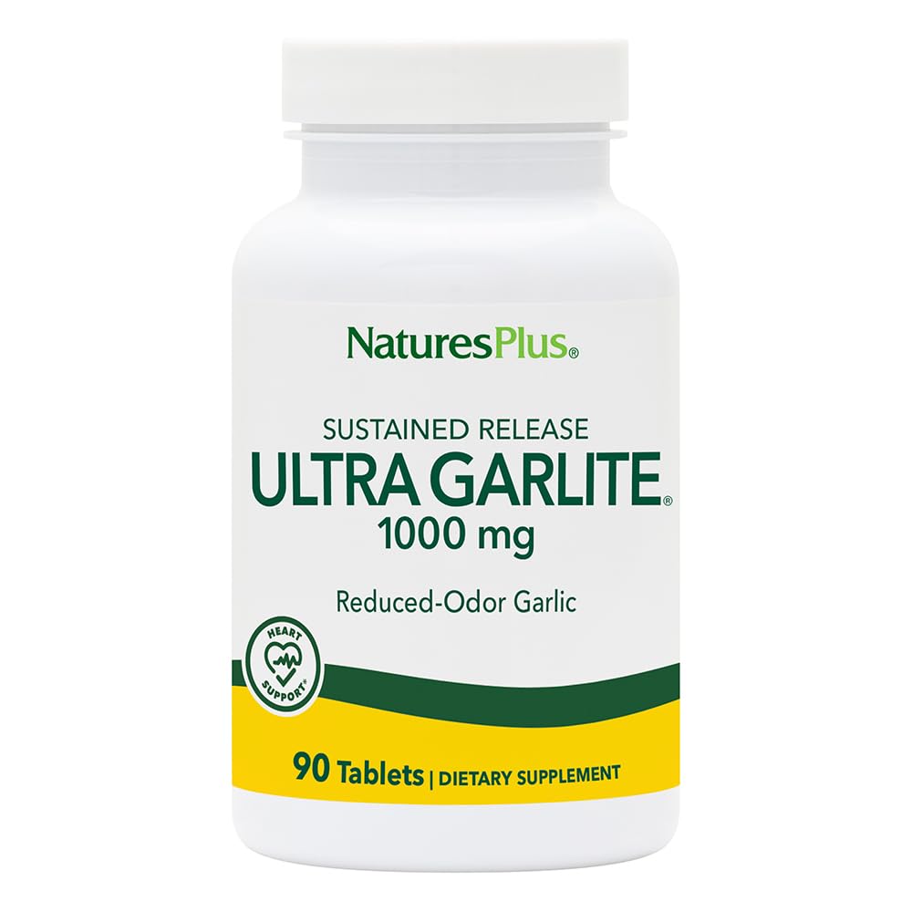 NaturesPlus Ultra Garlite 1000 mg Tablets 90 Count