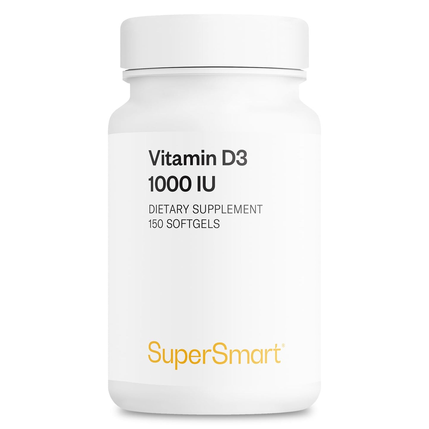 Supersmart Vitamin D3 1000 IU Softgels, 150 Count