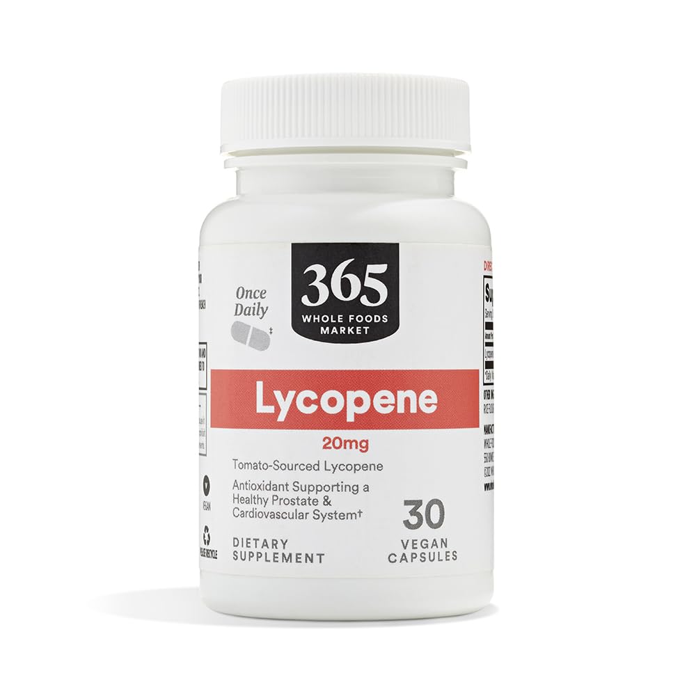 365 by Whole Foods Market Lycopene 20 mg Tablet, 30 Tablets