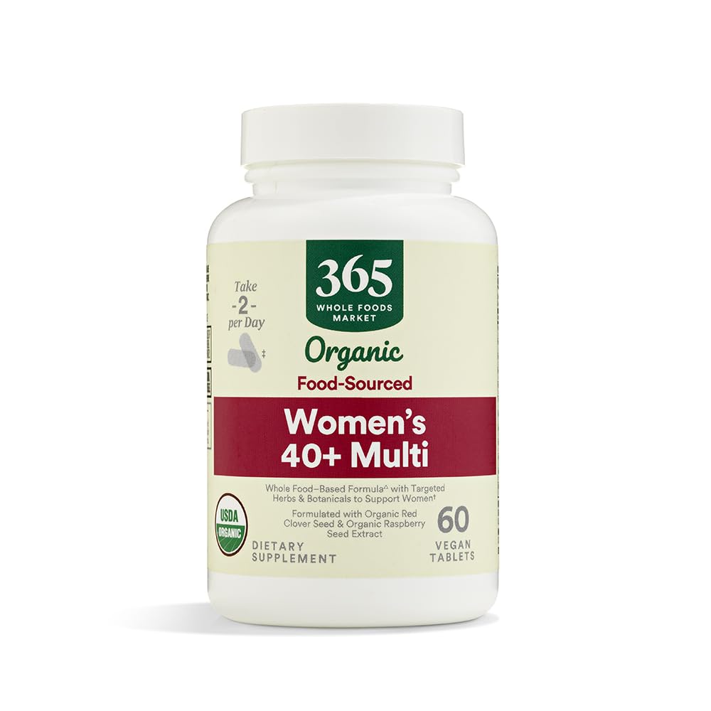 365 by Whole Foods Market Vitamin Multi Womens 40 Plus Food Cultured Tablet, 60 Count