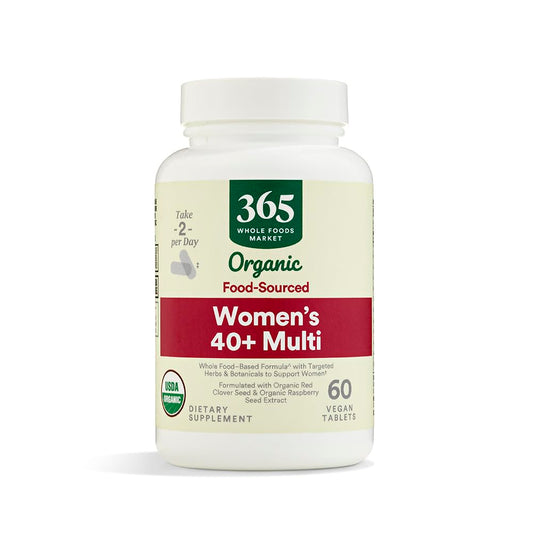 365 by Whole Foods Market Vitamin Multi Womens 40 Plus Food Cultured Tablet, 60 Count