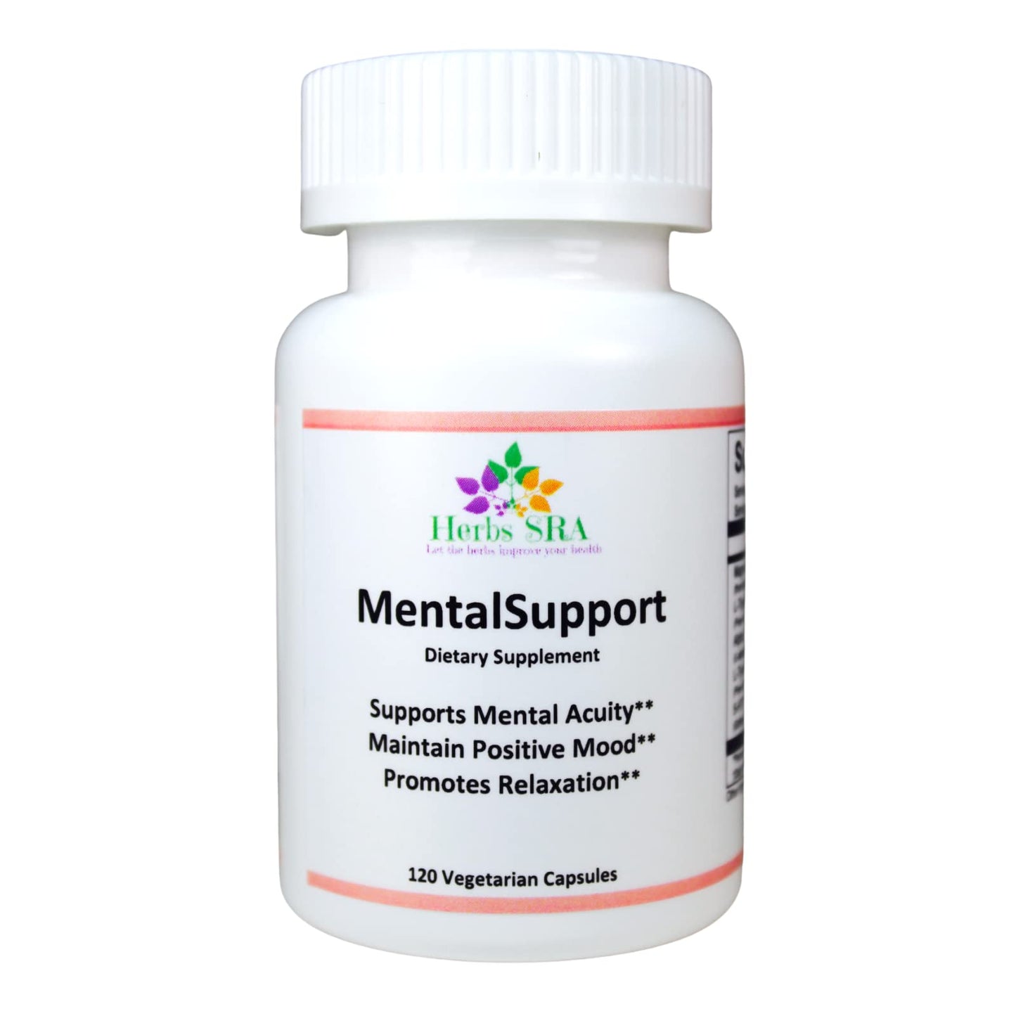Herbs SRA Mental Support Supplement Capsules 120 Count