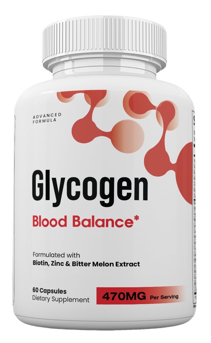 Zonata Glycogen Blood Balance Premium Formula Capsules, 60