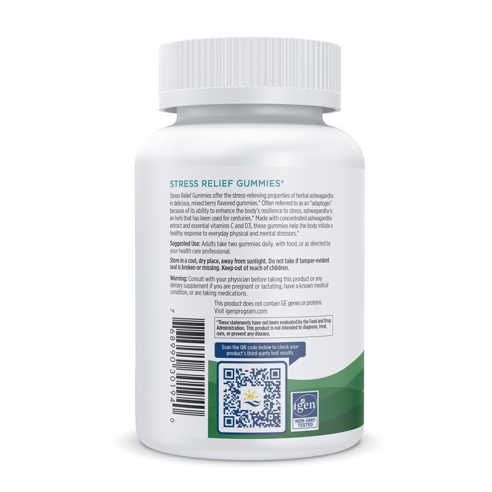 Nordic Naturals Stress Relief Gummies 80 Gummies
