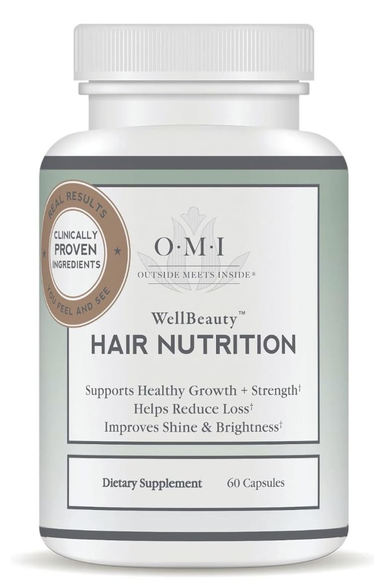 OMI WellBeauty Hair Nutrition Hair Growth Supplement Capsules 60 Count
