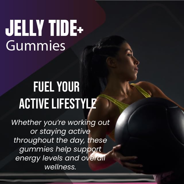 SPRESSO Jellytide Official Supplement Gummies for Wellness, 180 Gummies