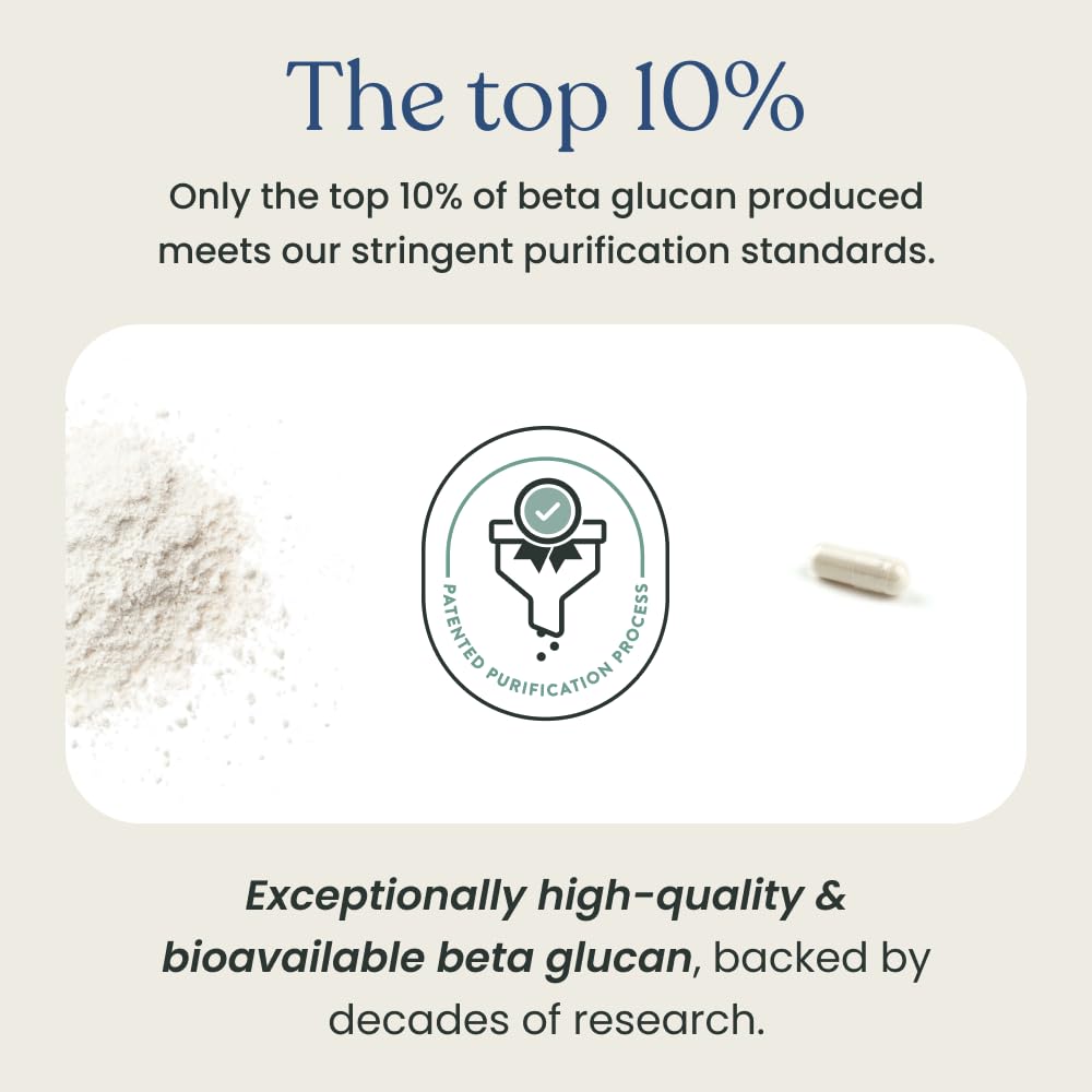 Better Way Health Advanced Immune Readiness Highly Purified 1,3/1,6 Beta Glucan 500mg Capsules 60