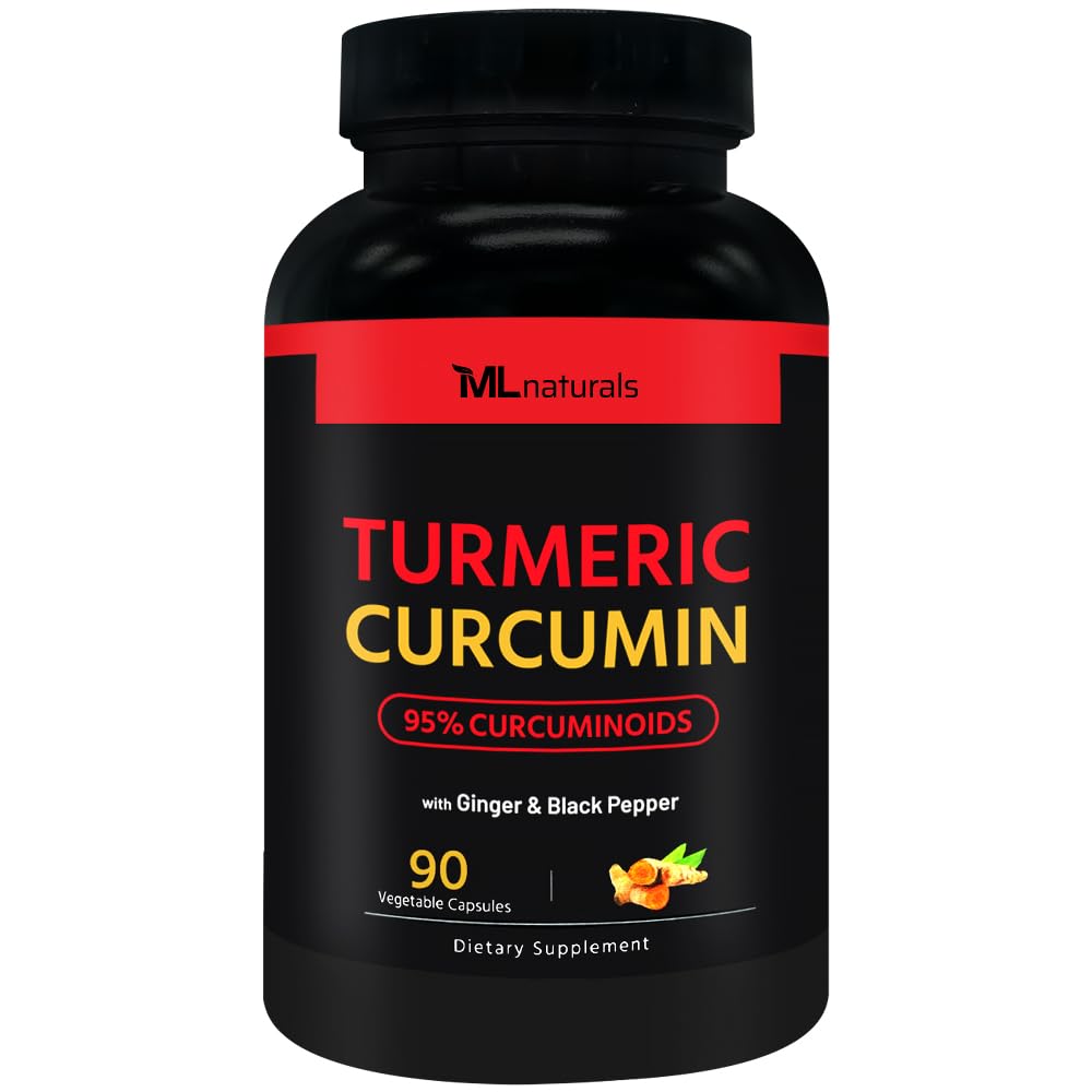 ML Naturals Turmeric Curcumin Capsules, 90 Count