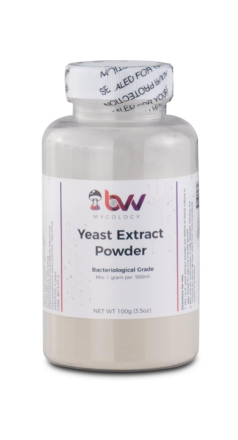 BEST VALUE VACS BVV Yeast Extract Powder for Mushrooms Mycology 500 Grams