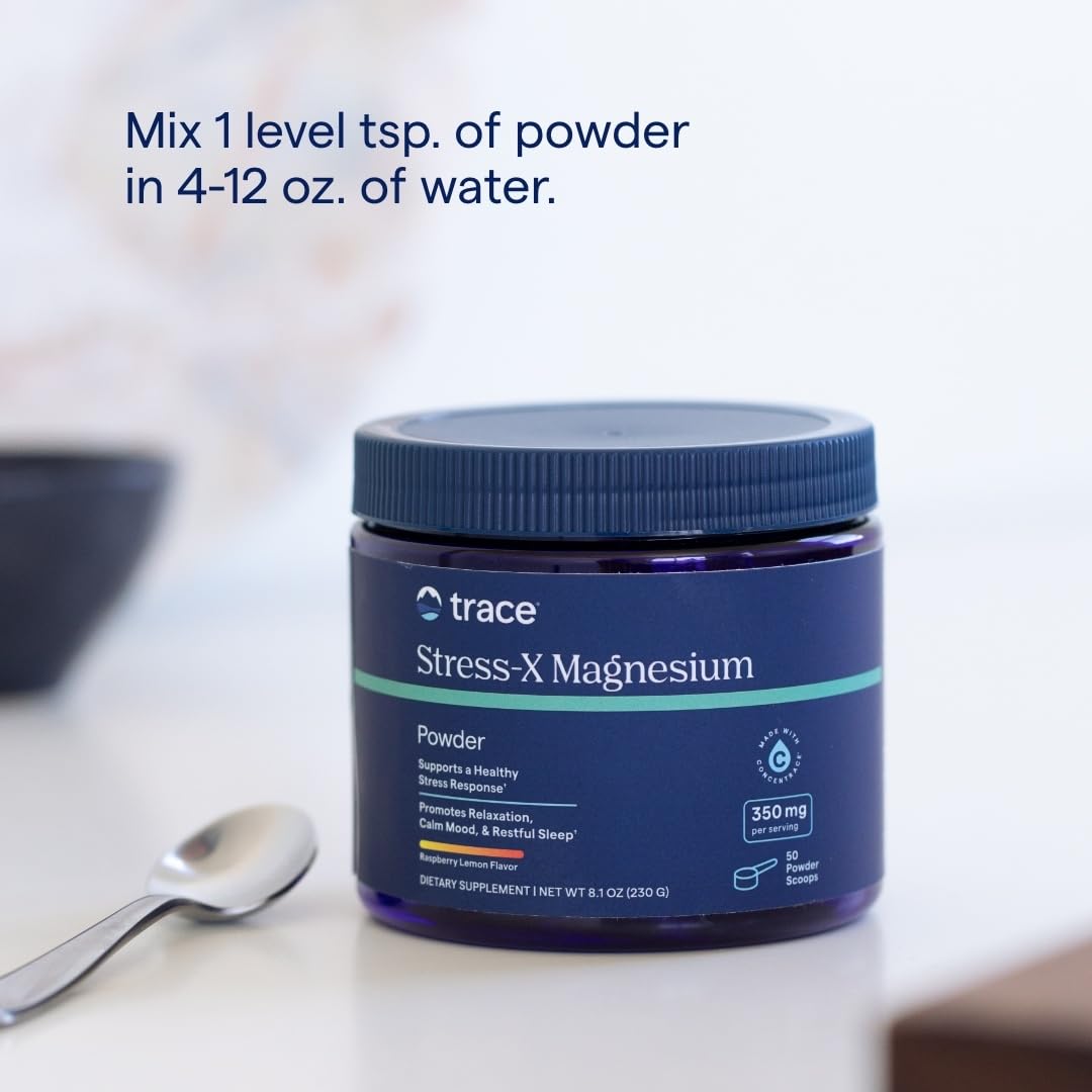 Trace Minerals Stress-X Magnesium Powder 7.9 oz