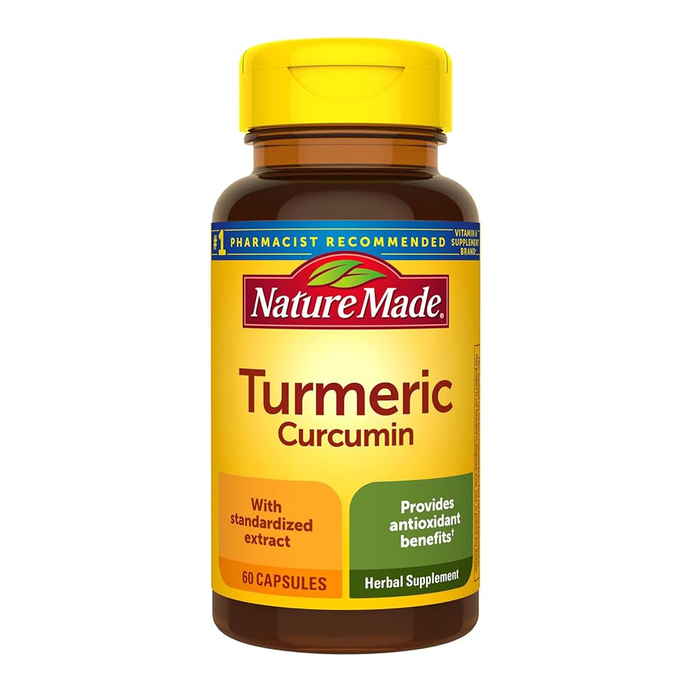 Nature Made Turmeric 500 mg Capsules, 60 Count