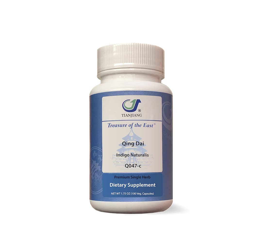 Treasure of the East Indigo Qing Dai Capsules 100 Count