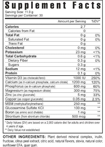 Youngevity Beyond Osteo FX - Tropical Vanilla Powder, 25.185 oz total (Pack of 2, 12.59 oz each)