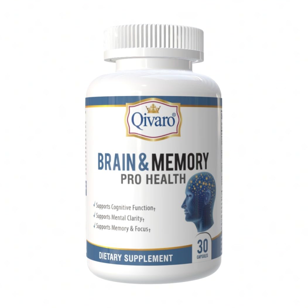 Qivaro Brain & Memory Pro Health 30 Capsules