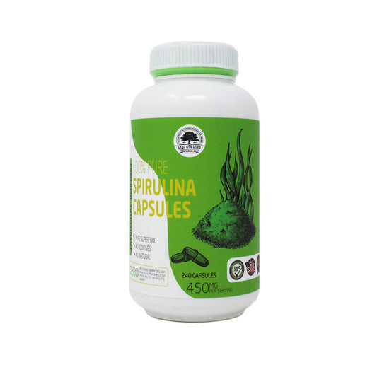 DABC OAK LAND Spirulina Tablets 450 mg, 1 Count