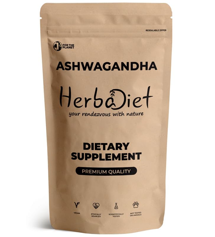 Herbadiet Ashwagandha Root Extract Powder 3.6 oz