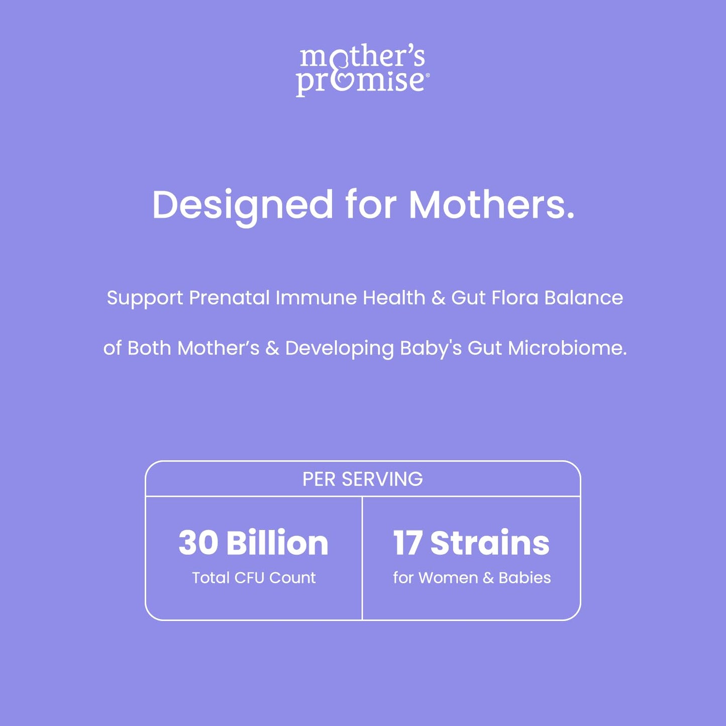 Mother's Promise Prenatal Probiotics for Women Capsule 30 Count