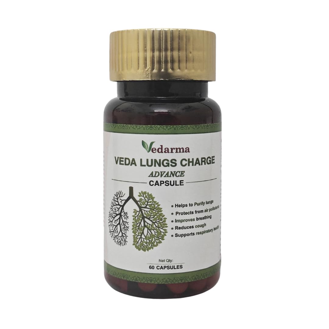 VEDARMA Veda Lungs Charge Advance 60 Capsules
