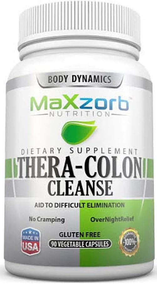 MAZZIRI Maxzorb Thera-Colon Cleanse Capsules, 90 Capsules