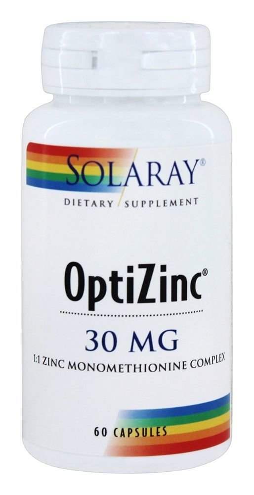 Solaray OptiZinc 30mg Capsule, 1 Count