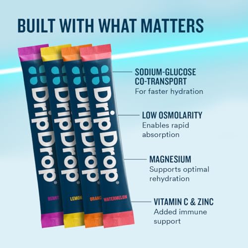 DripDrop Hydration Electrolyte Powder Packets 32 Count