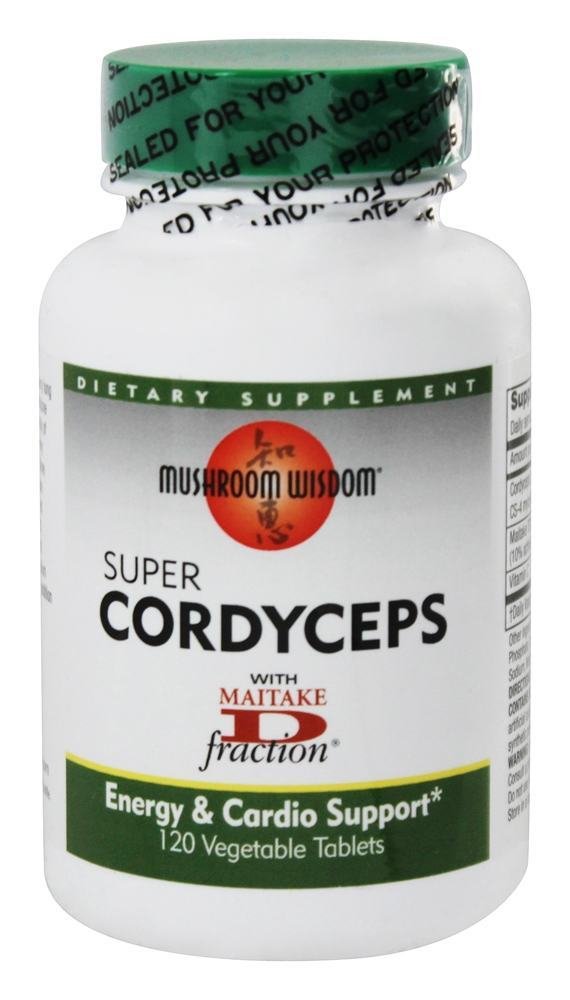 Mushroom Wisdom Super Cordyceps Tablets 1 Count