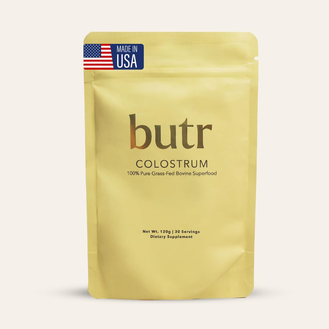 butr Grass-Fed Bovine Colostrum Powder 30 Servings