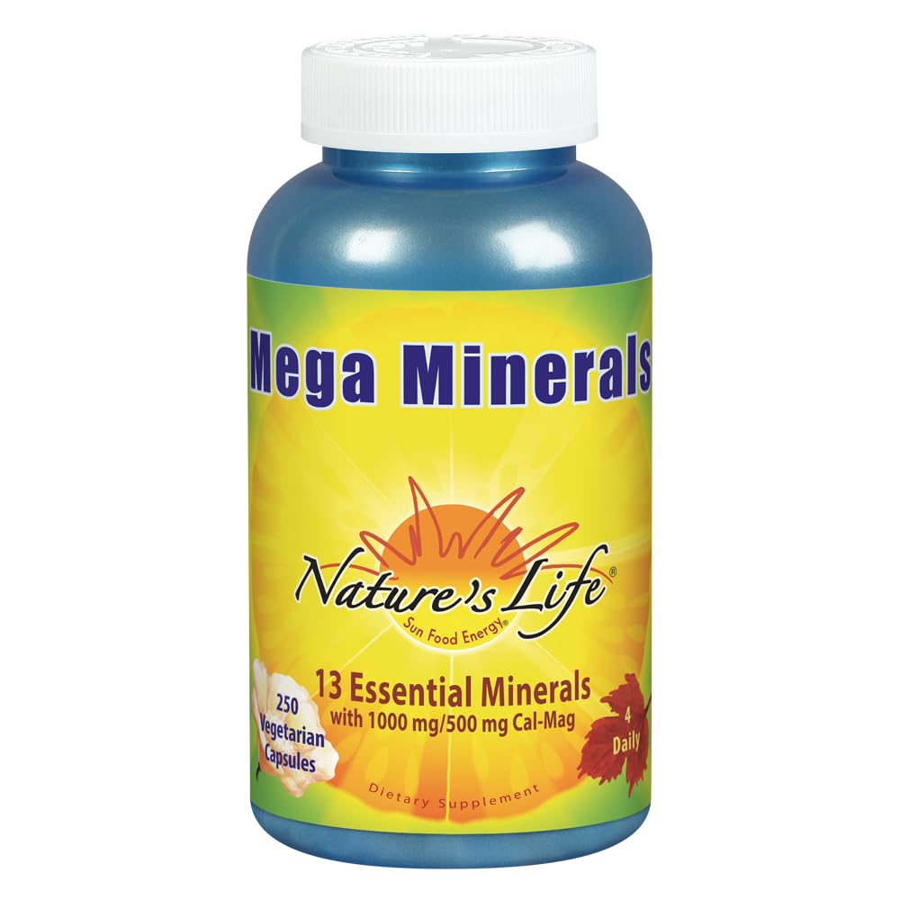 Nature's Life Mega Minerals Complex 250 Tablets