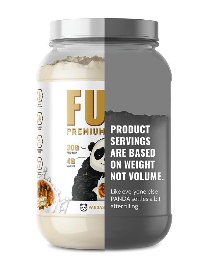 Underground Bio Labs Panda Fuel Premium Protein Whey Protein Powder, 40 Servings, 2.5 Pound, Cookies & Cream