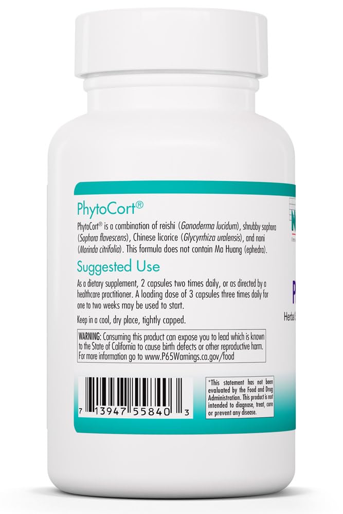 Nutricology PhytoCort Supplement Capsule 120 Count